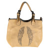 Sac à main, sac bandoulière beige FLORA & CO - MAROQUINERIE-MEAUX.COM