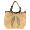 FLORA & CO - sac à main, sac bandoulière ou sac porté sur l'épaule beige-1 FLORA & CO - sac à main, sac bandoulière ou sac porté sur l'épaule beige-1