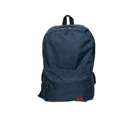 HO8012-600D-bleu-Sac à dos urbain gris en Toile synthétique - 42 cm x 30 cm x 12 cm-face