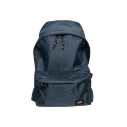 HO-7818-Sac à dos urbain "SPORT" bleu en Toile synthétique - 42 cm x 32 cm x 18 cm-face