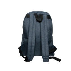 HO-7818-Sac à dos urbain "SPORT" bleu en Toile synthétique - 42 cm x 32 cm x 18 cm-dos