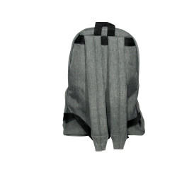 HO-7818-Sac à dos urbain "SPORT" gris en Toile synthétique - 42 cm x 32 cm x 18 cm-dos
