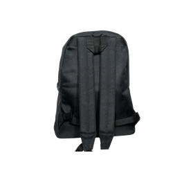 Sac à dos urbain noir "SPORT" en Toile synthétique - 42 cm x 32 cm x 18 cm-dos