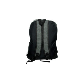 Sac à dos urbain gris pas cher en Toile synthétique  42cmx30cm x12cm