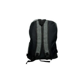HO8012-600D-gris-Sac à dos urbain gris en Toile synthétique - 42 cm x 30 cm x 12 cm-dos
