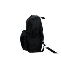 Sac à dos urbain noir pas cher en Toile synthétique  42cmx30cm x12cm