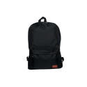 Sac à dos urbain noir en Toile synthétique - 42 cm x 30 cm x 12 cm - Élégant et polyvalent