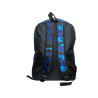 8012a-Sac à dos urbain (de ville) ou scolaire en toile synthétique bi-color bleu noir 42cmx30cmx12cm-dos 8012a-Sac à dos urbain (de ville) ou scolaire en toile synthétique bi-color bleu noir 42cmx30cmx12cm-dos