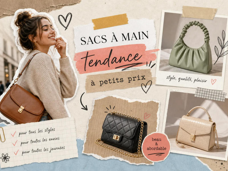 Sacs à main femme pas chers et tendance à adopter cette saison