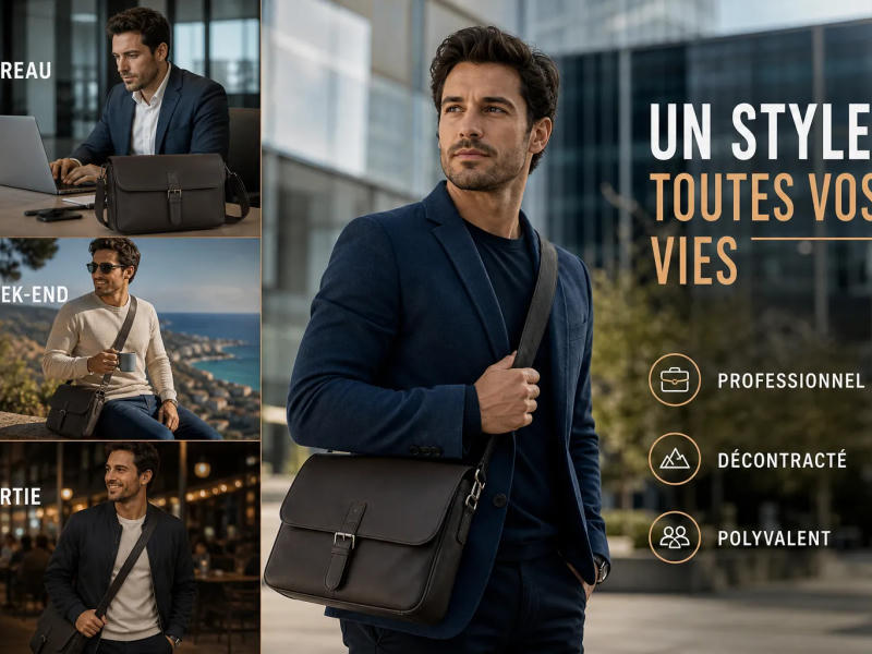 Looks et idées de style avec une sacoche homme pour le bureau, le week-end
