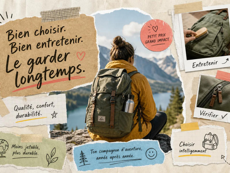choisir et entretenir son sac à dos à petit prix pour le faire durer